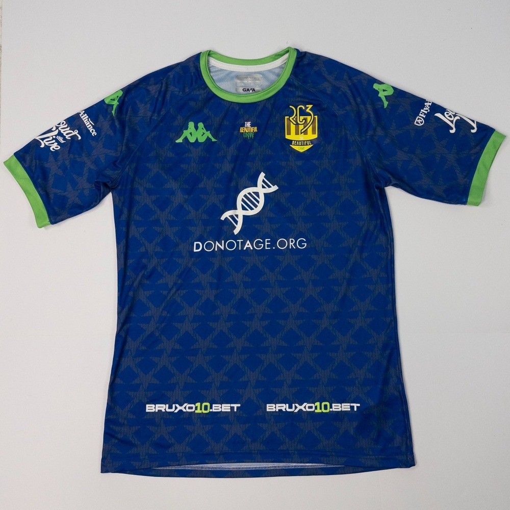 Kappa‎ Ronaldinho v Roberto Carlos Jersey Mens Size L 2023 Beautiful Game Soccer